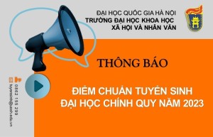 Điểm trúng tuyển Đại học chính quy năm 2023 theo phương thức Xét tuyển kết quả thi tốt nghiệp THPT (100)
