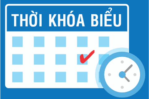 Thời khóa biểu học kỳ I năm học 2018-2019